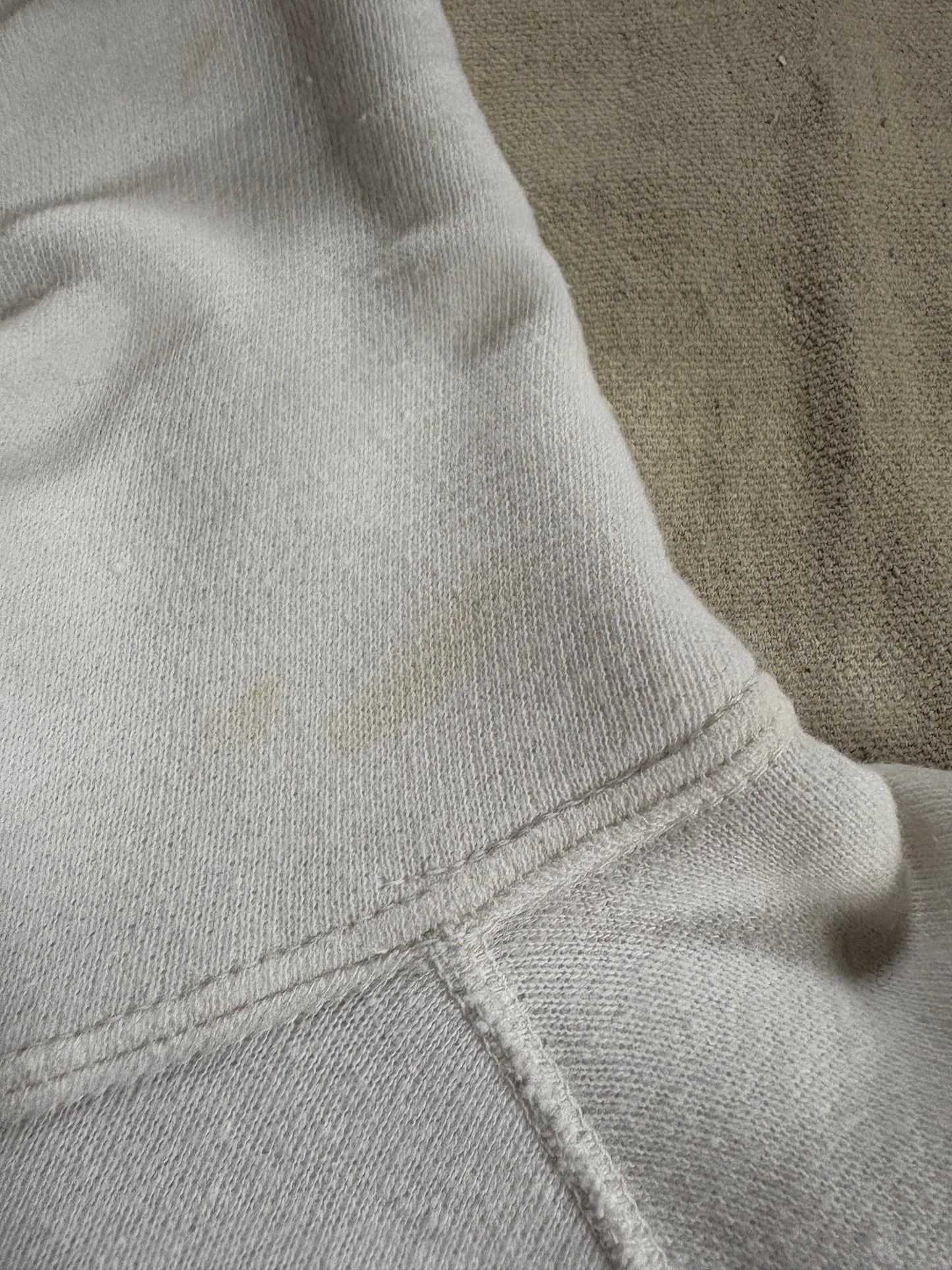 Vintage 60s Mayo Spruce Blank White Sweatshirt Hoodie