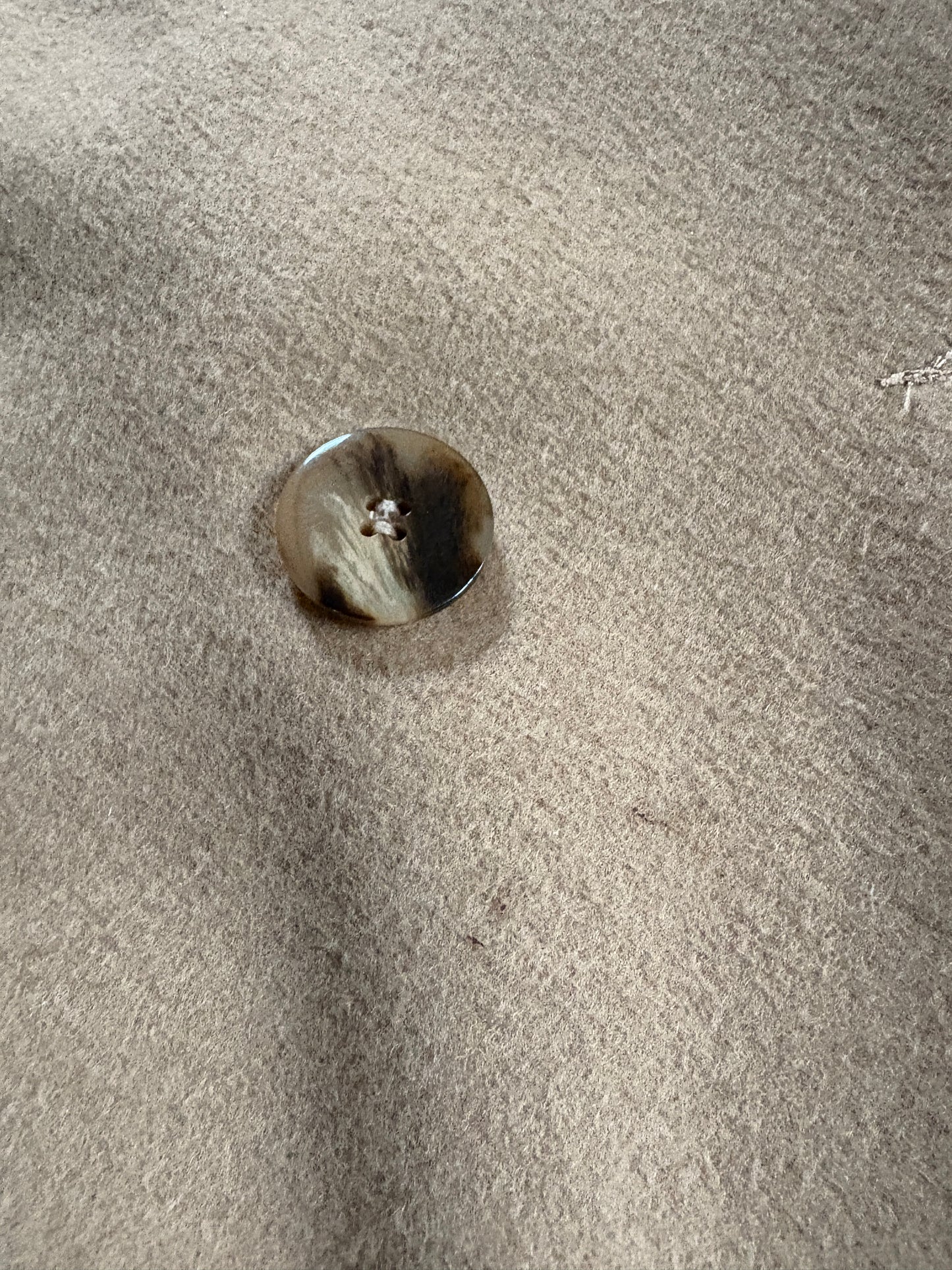 80s Kristen Blake Wool Camel Peacoat