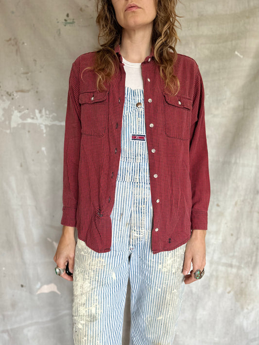 80s LL Bean Plaid Shirt