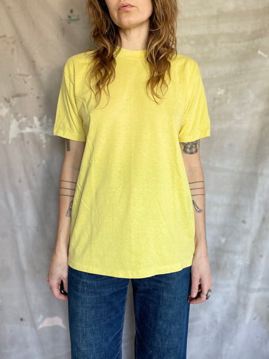 80s Blank Yellow Tee