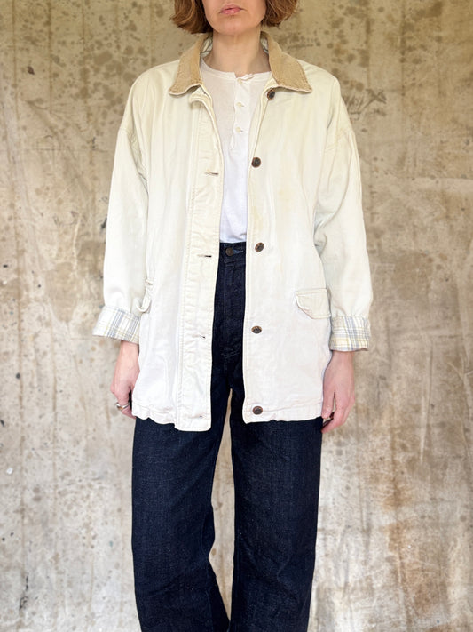90s Flannel Lined Barn Coat