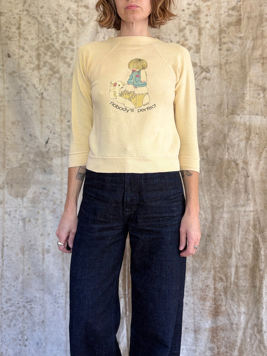 80s Nobody’s Perfect Sweatshirt