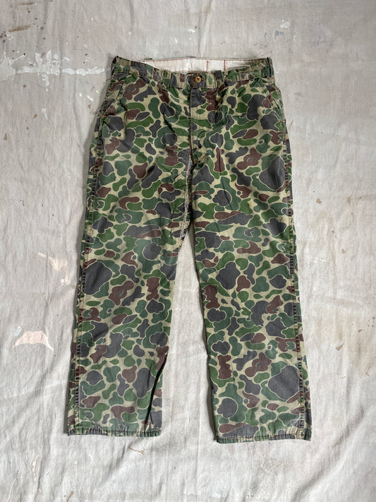 80s Duck Camo Hunting Pants