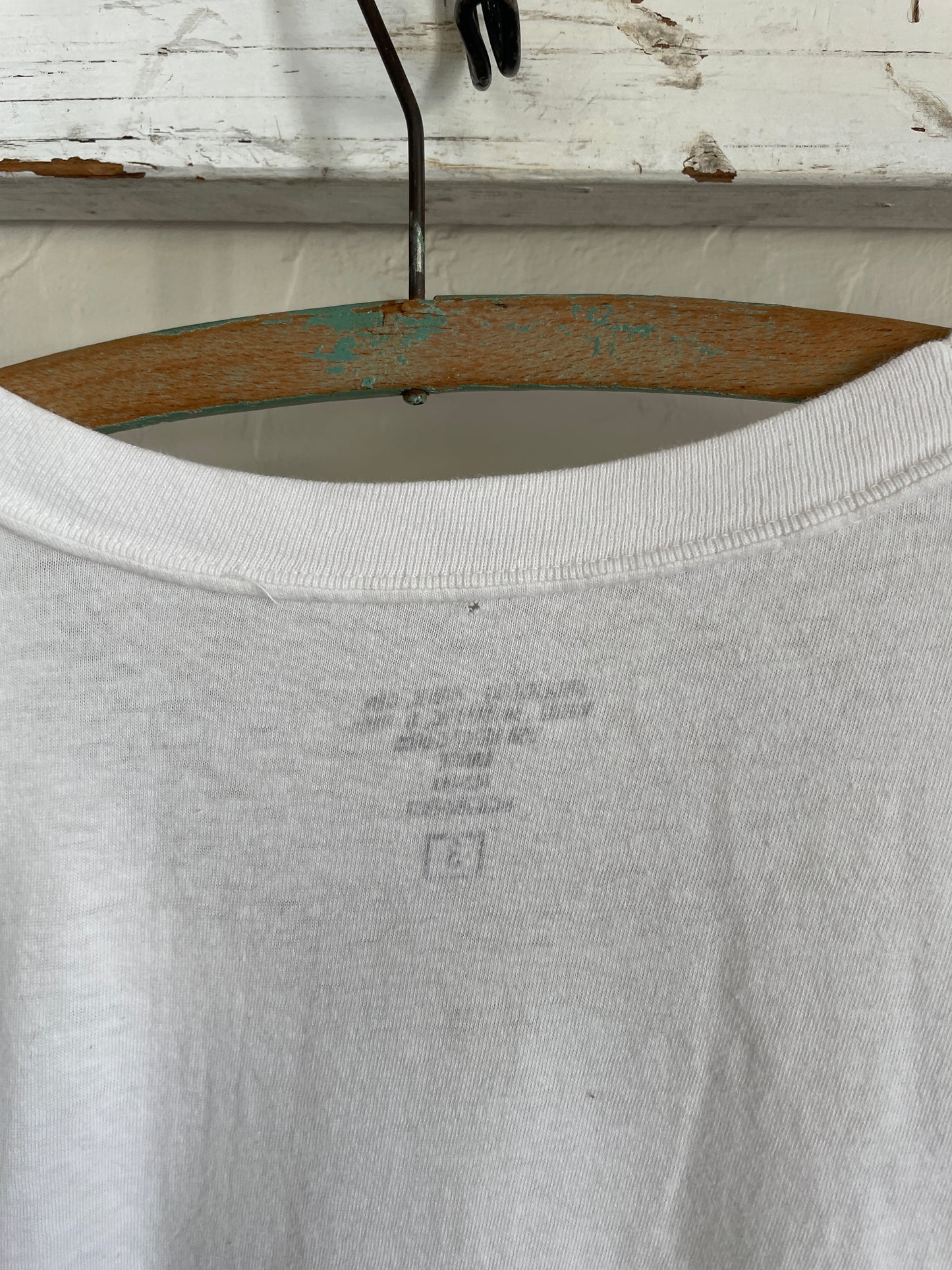 60s Military Undershirt Blank White Tee