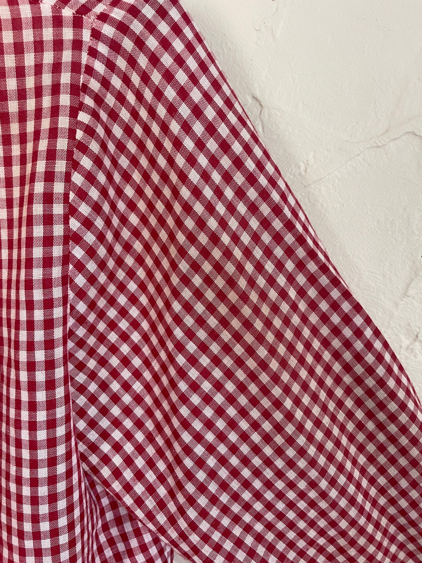 80s Sears Gingham Blouse