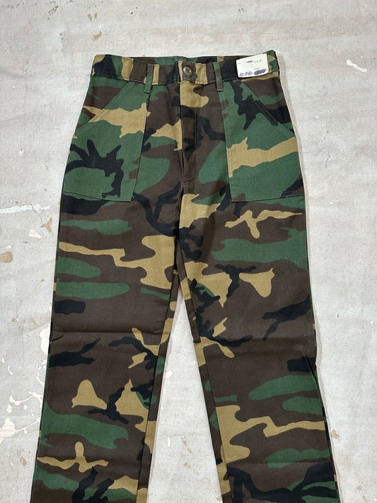 70s/80s Deadstock Woodland Camo Pants