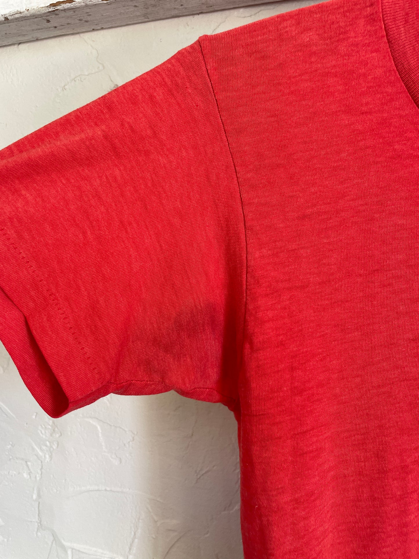 80s Blank Red Pocket Tee