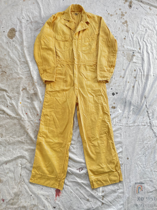 60s Blue Bell Yellow Coveralls