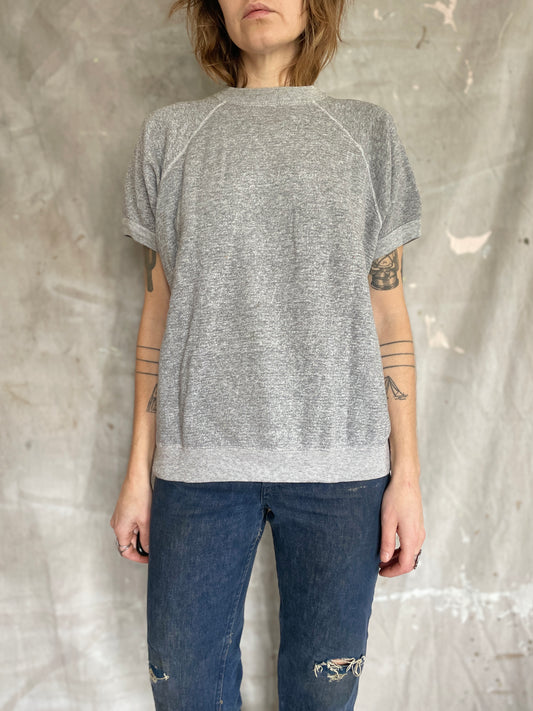 80s Blank Heather Gray Sweatshirt