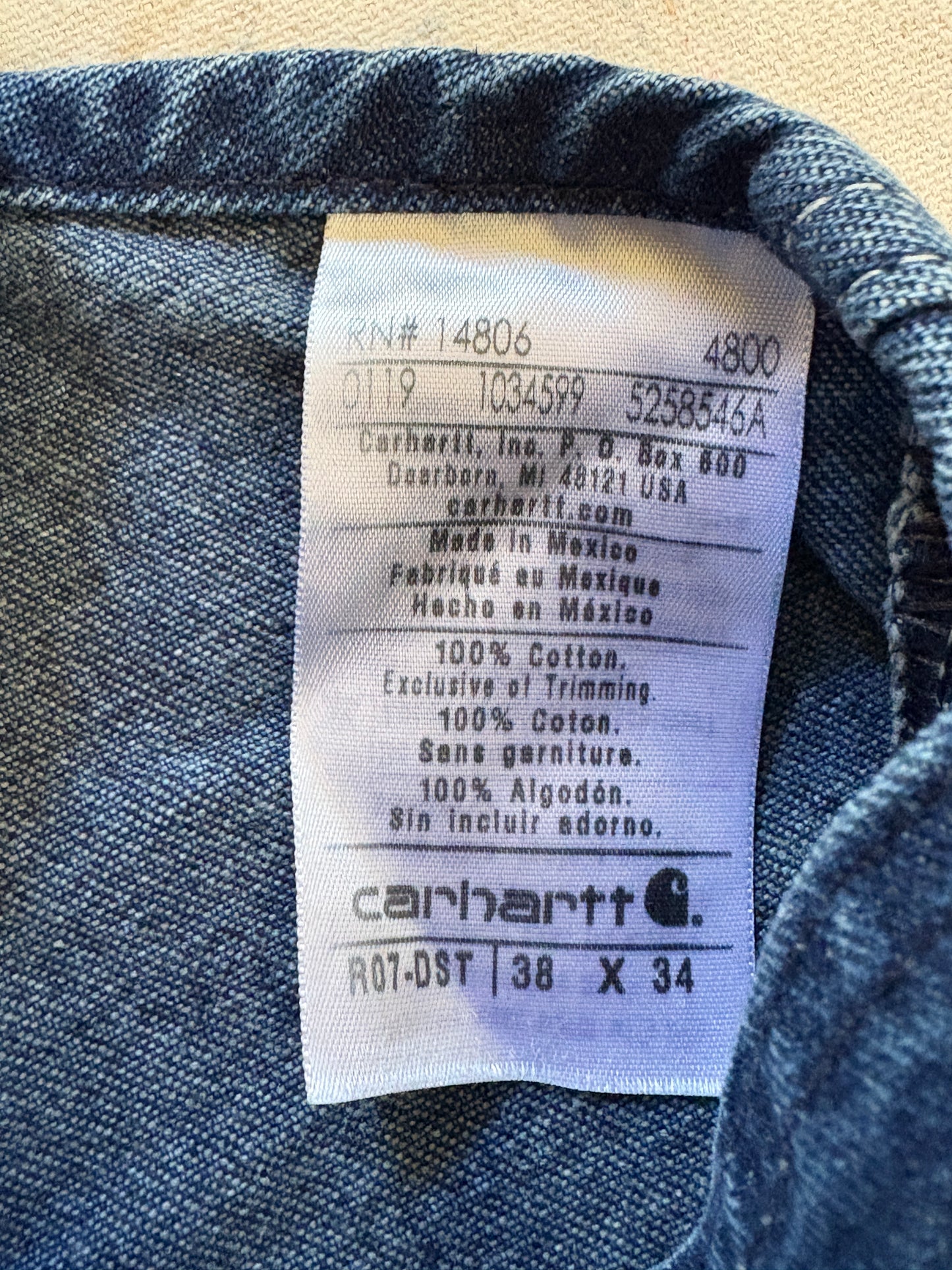 90s Carhartt Overalls