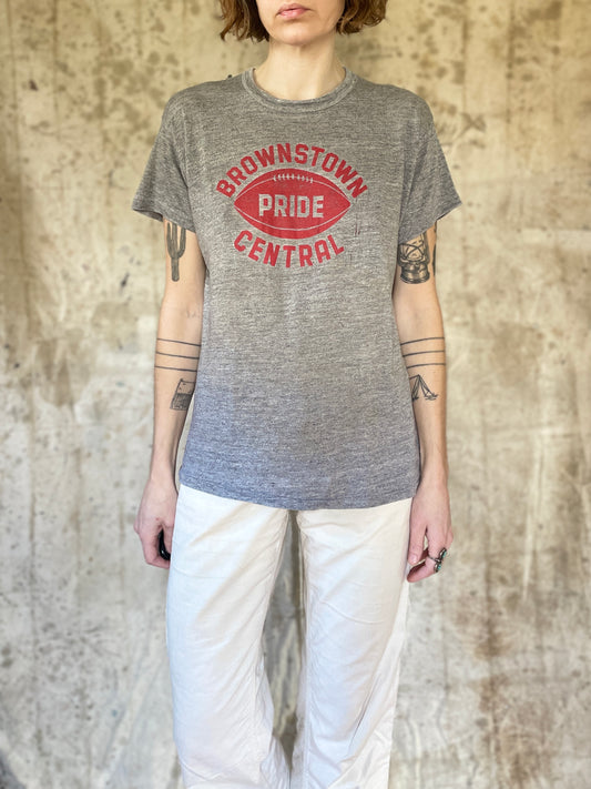80s Brownstown Central Pride Football Tee