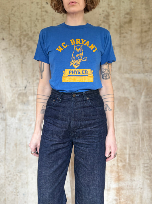 80s W.C Bryant Phys Ed Tee