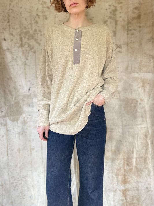 40s Wool Henley Undershirt