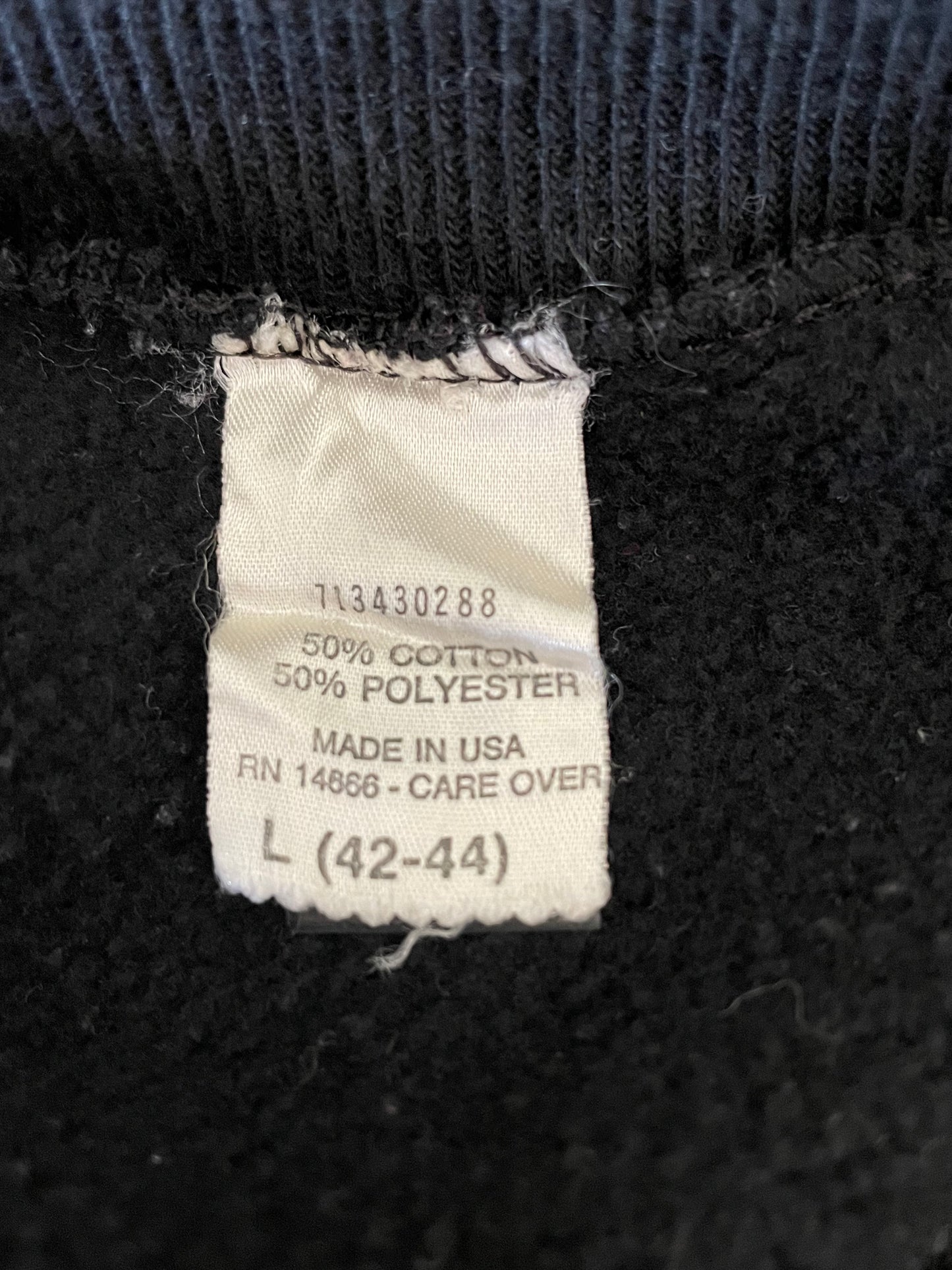 80s Blank Black Sweatshirt