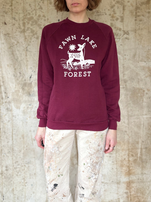 80s Fawn Lake Forest Sweatshirt