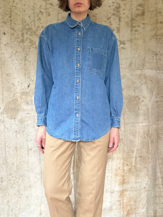 90s Eddie Bauer Denim Shirt