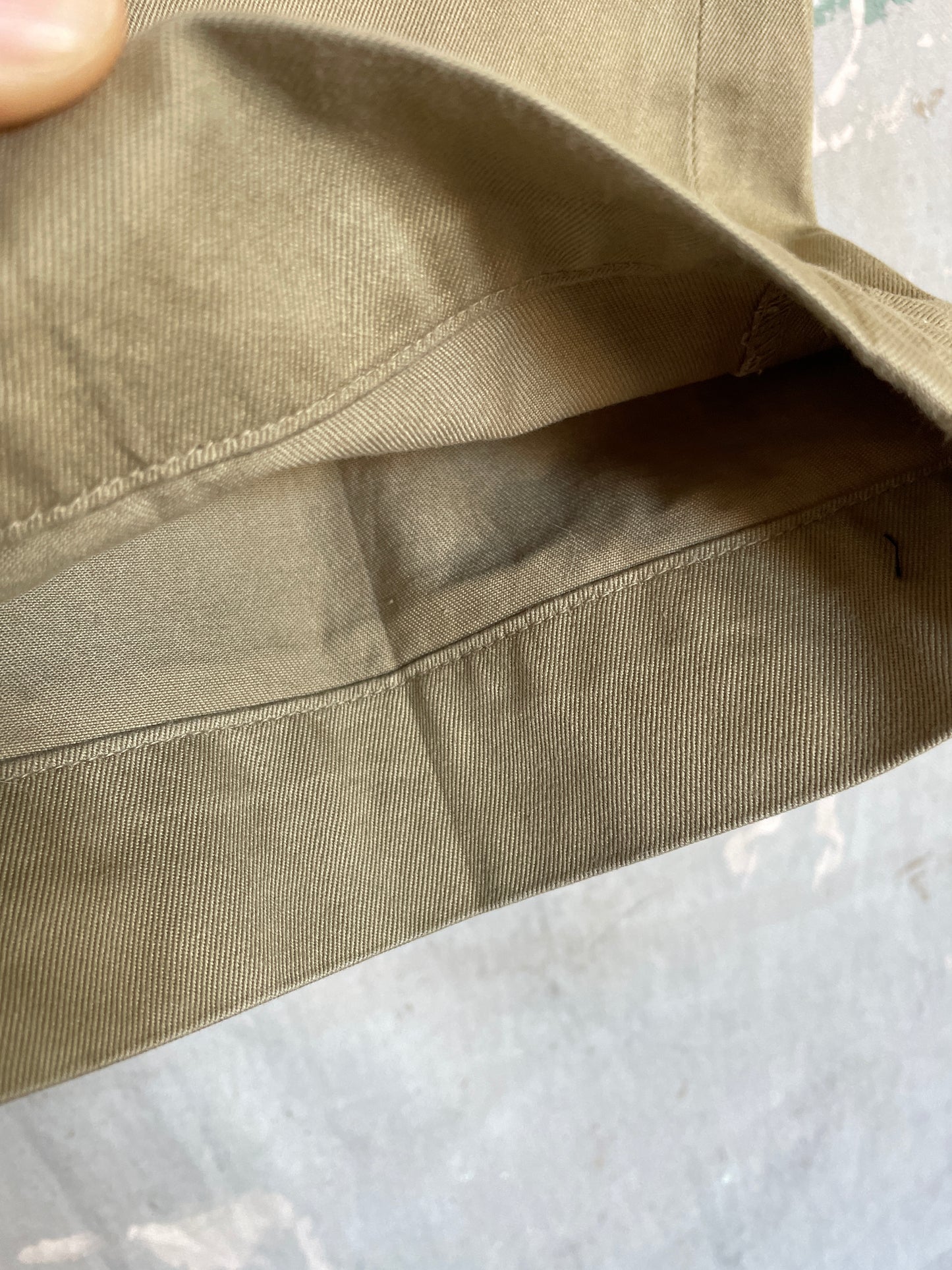 60s Military Khaki Trousers
