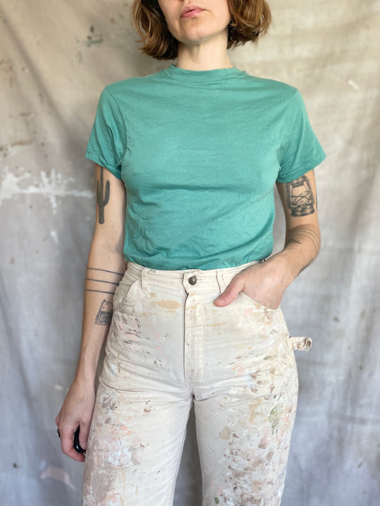 90s Blank Teal Tee