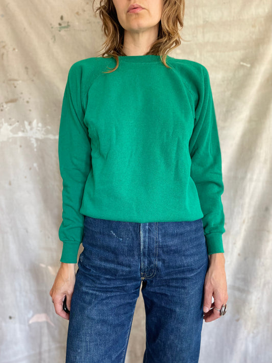 90s Blank Green Sweatshirt