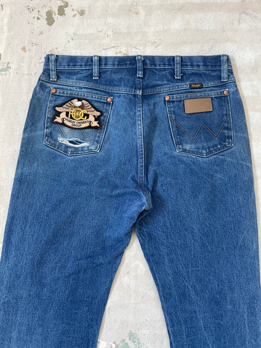 80s Wrangler Jeans Harley Davidson Patch