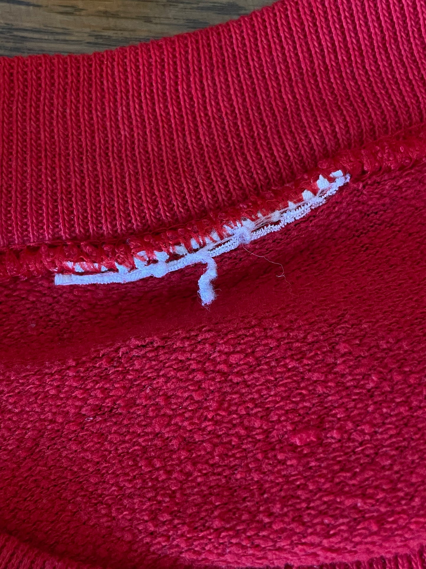 80s Blank Red Paint Stain Sweatshirt