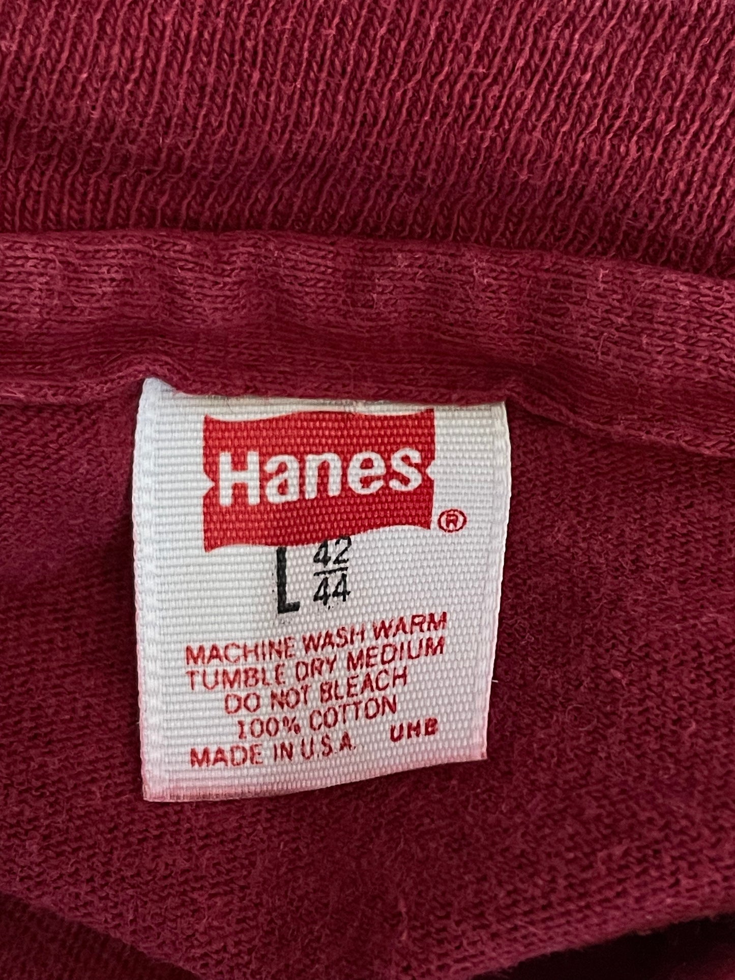 80s Blank Maroon Pocket Tee