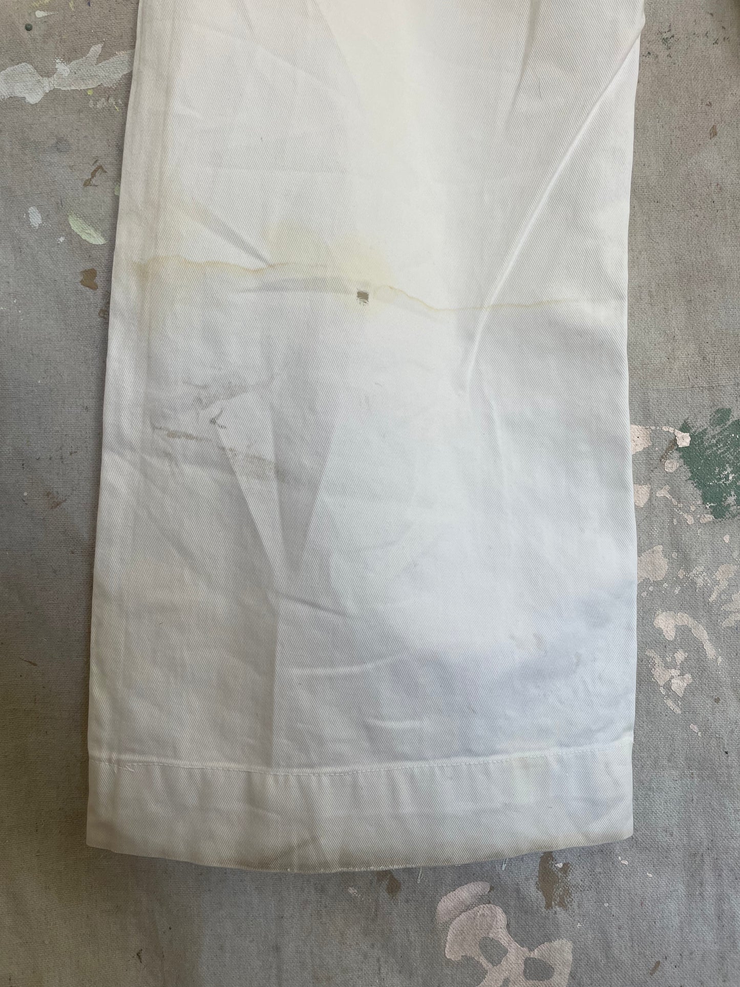 60s USN White Service Uniform Sailor Pants