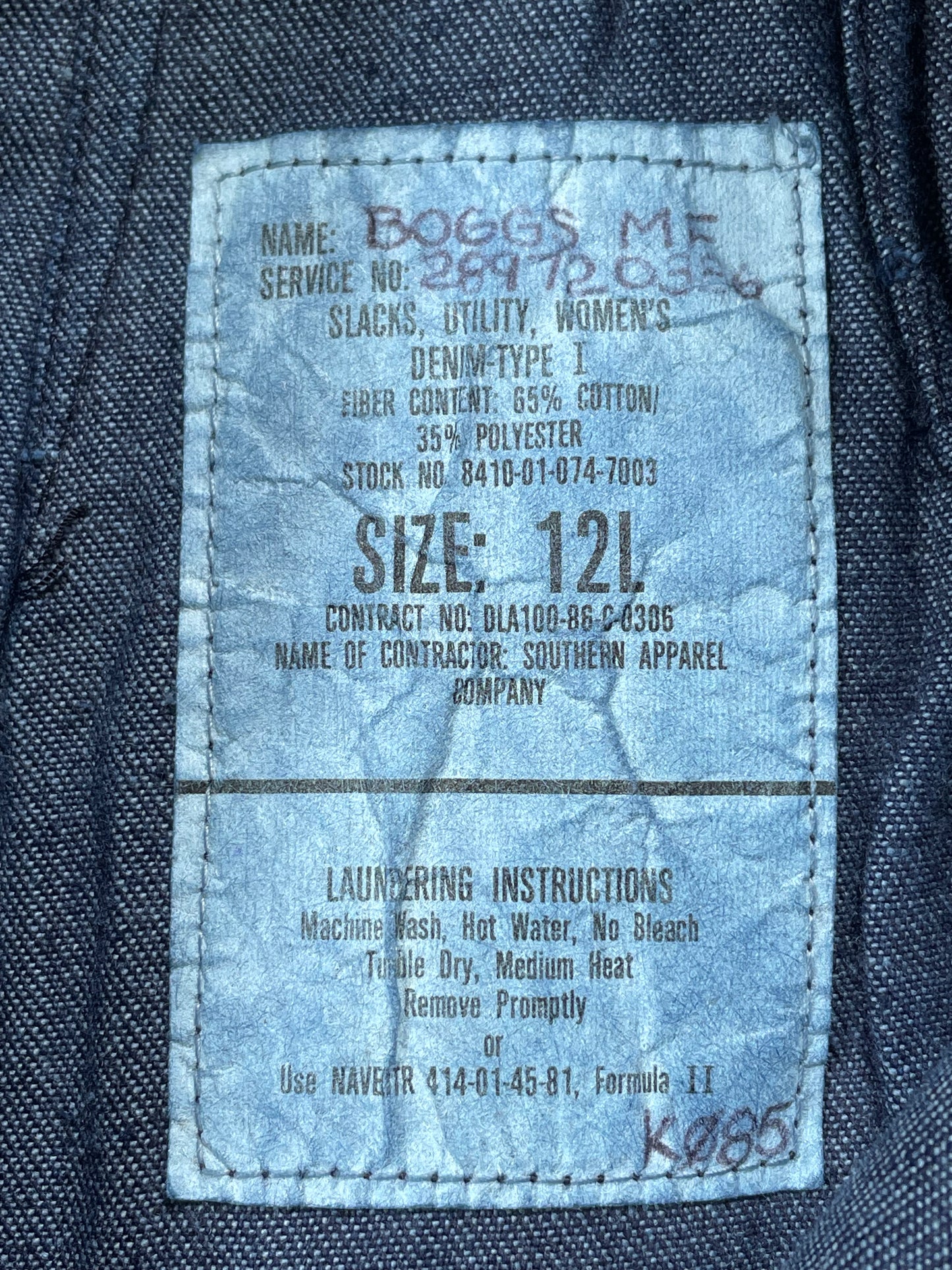 80s USN Sailor Jeans