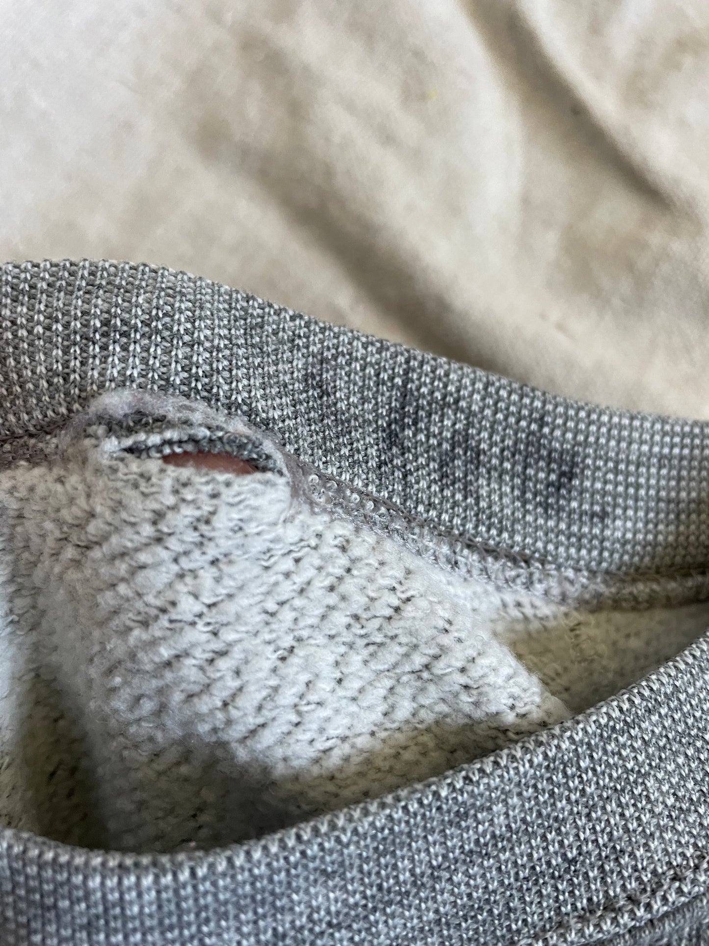 70s/80s Blank Heather Grey Sweatshirt