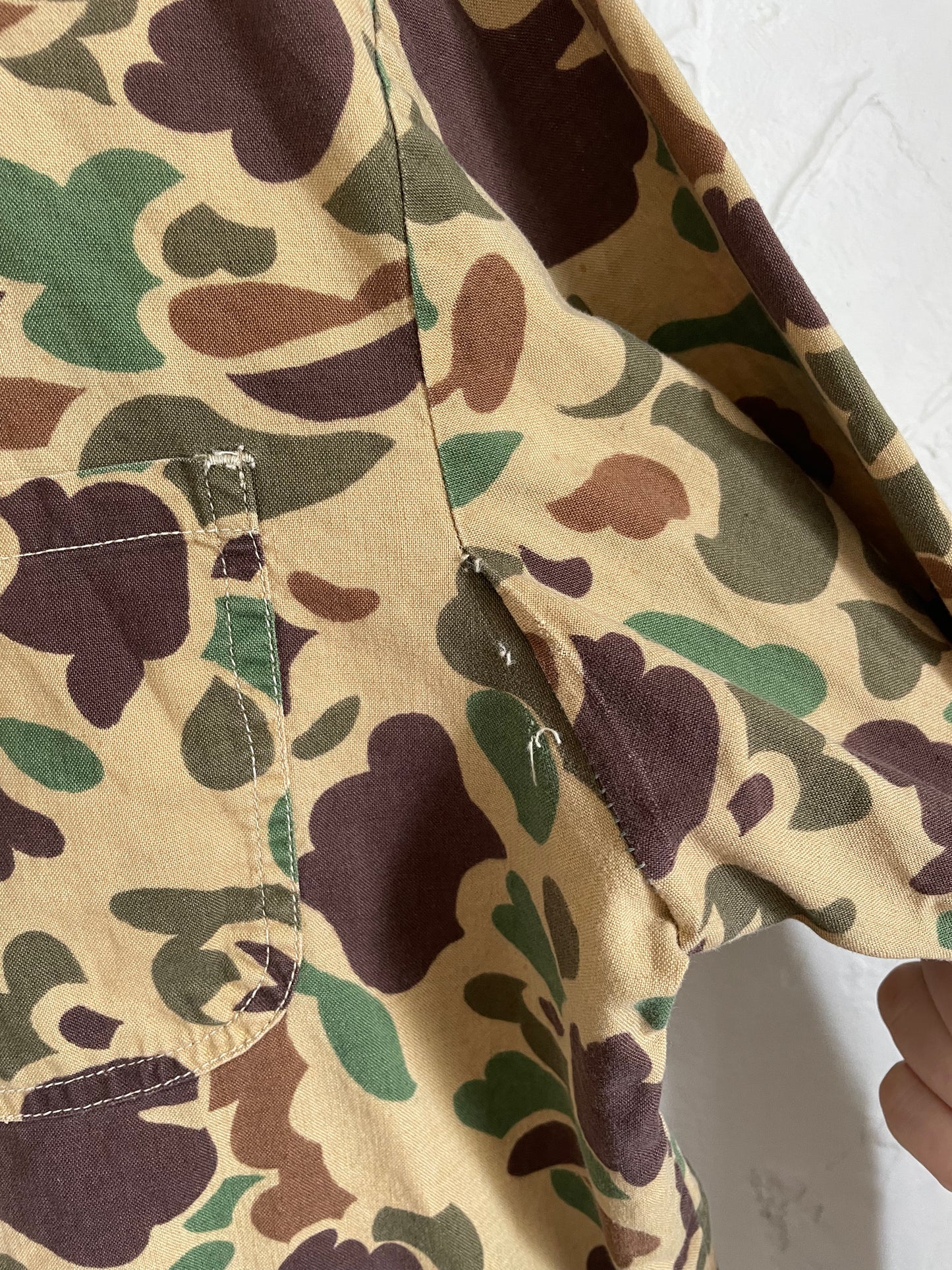 70s Duck Camo Shirt Jacket