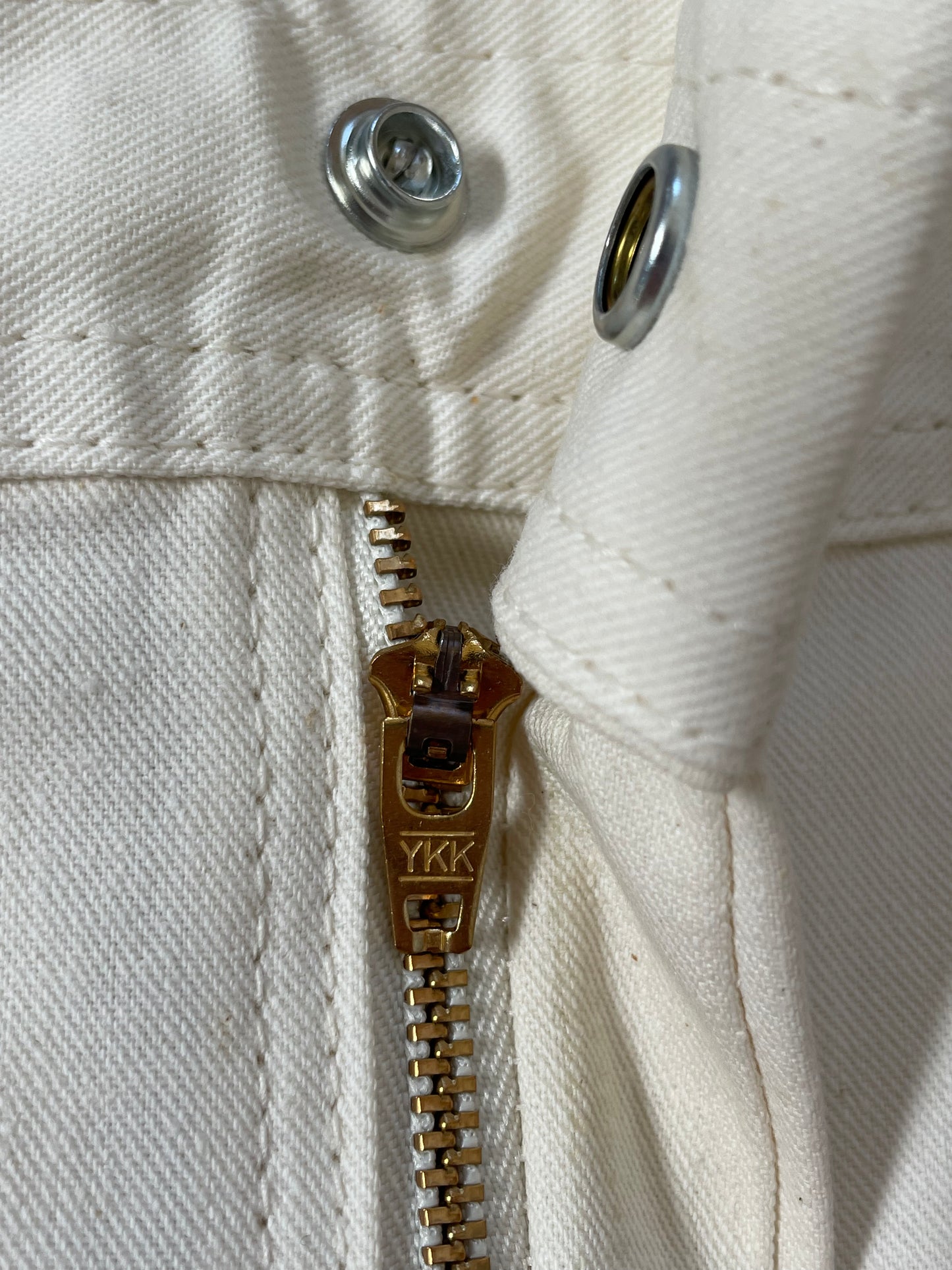 70s Deadstock Ecru Carpenter Pants