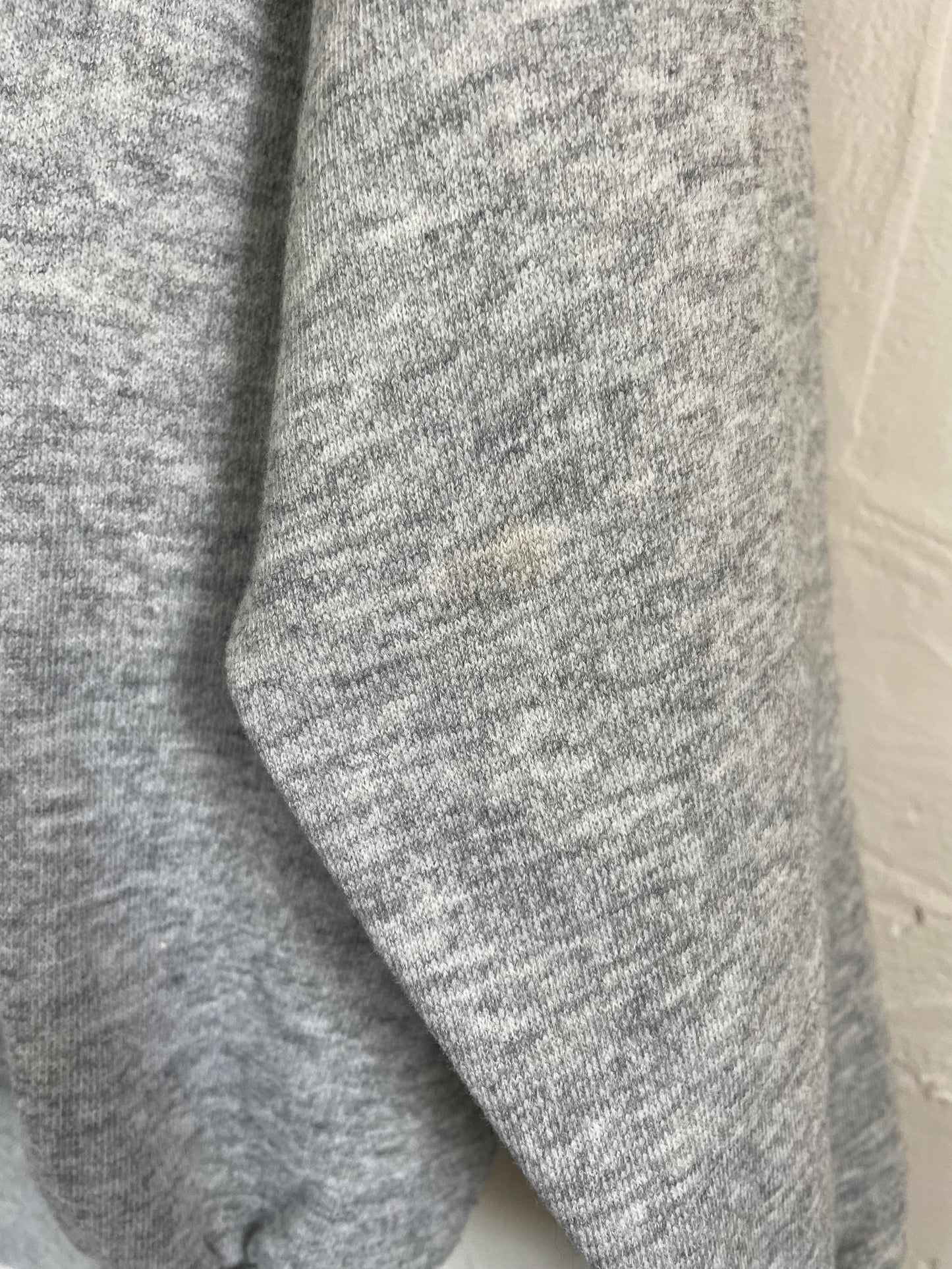 80s Blank Heather Grey Hoodie
