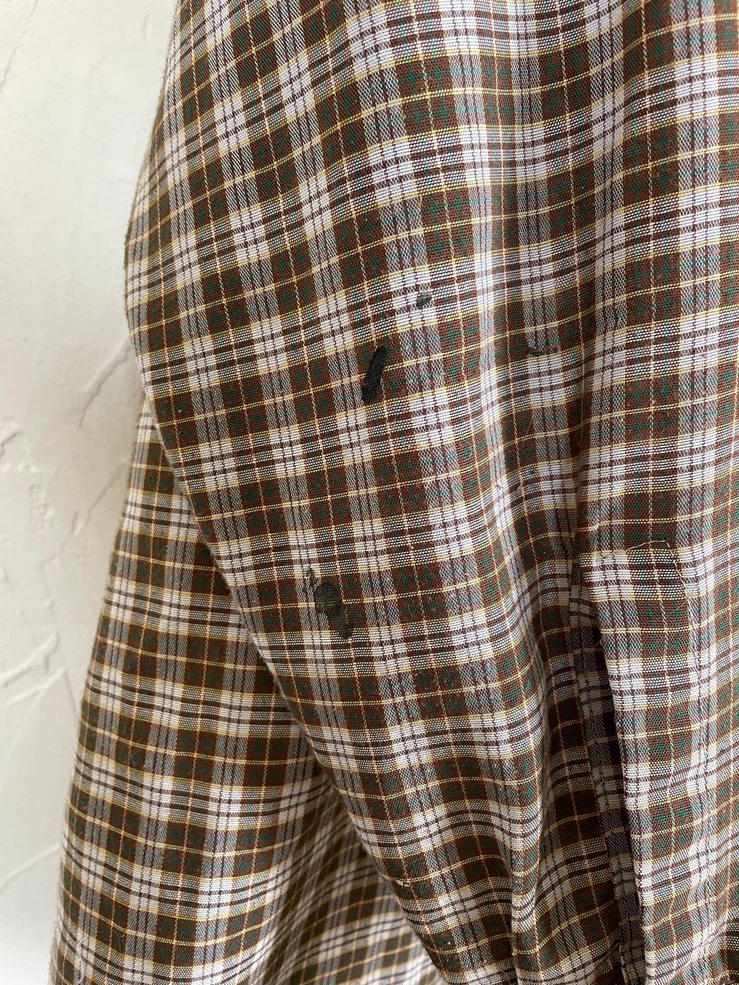 80s Big Mac Plaid Button Down Shirt