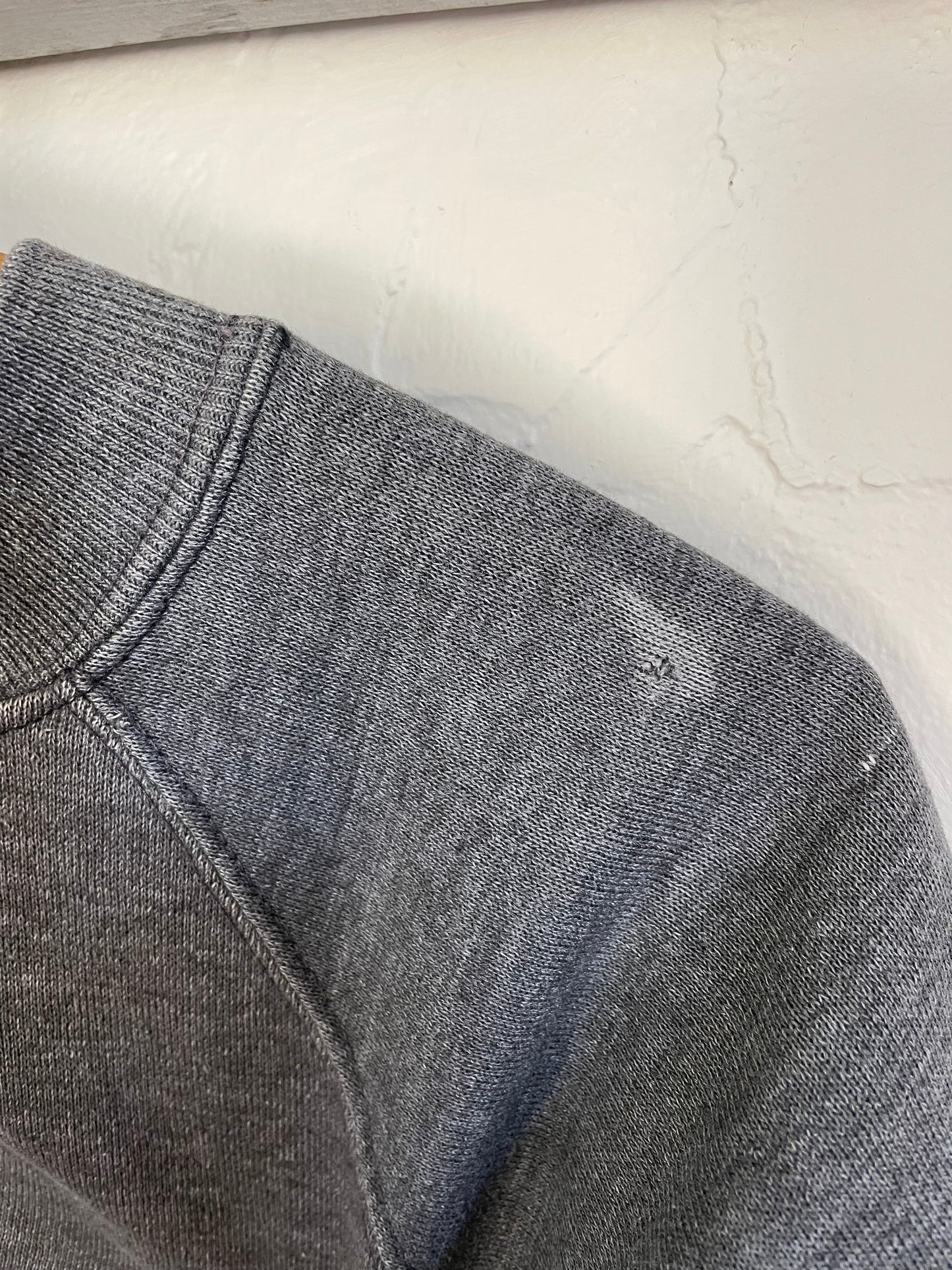 70s Blank Charcoal Gray Sweatshirt