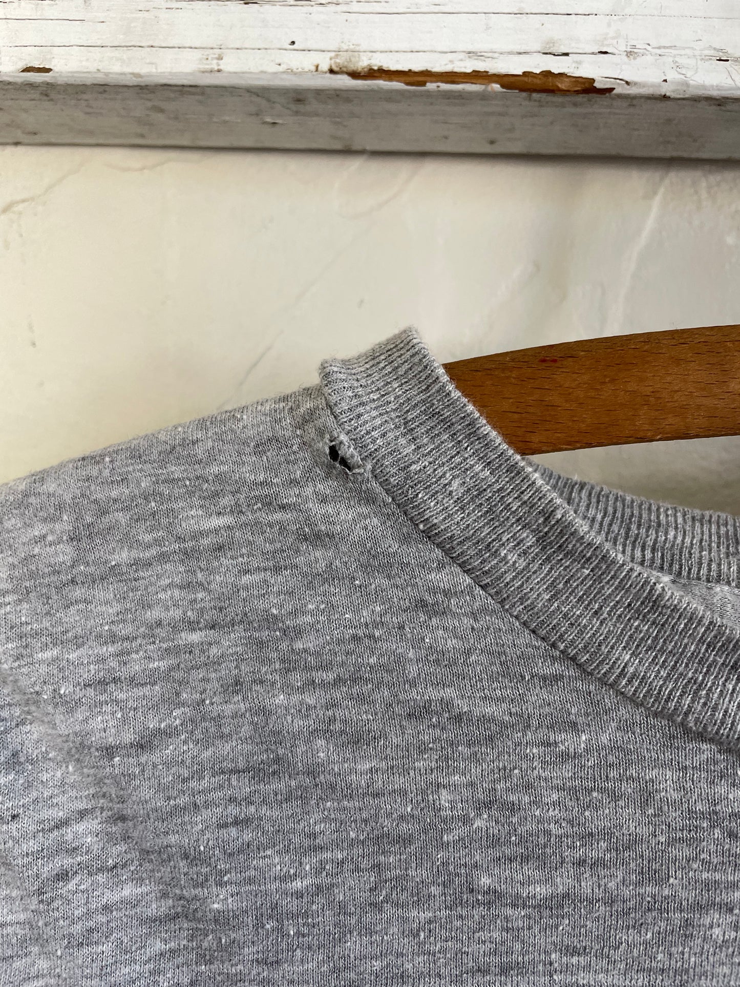 80s Blank Heather Grey Tee
