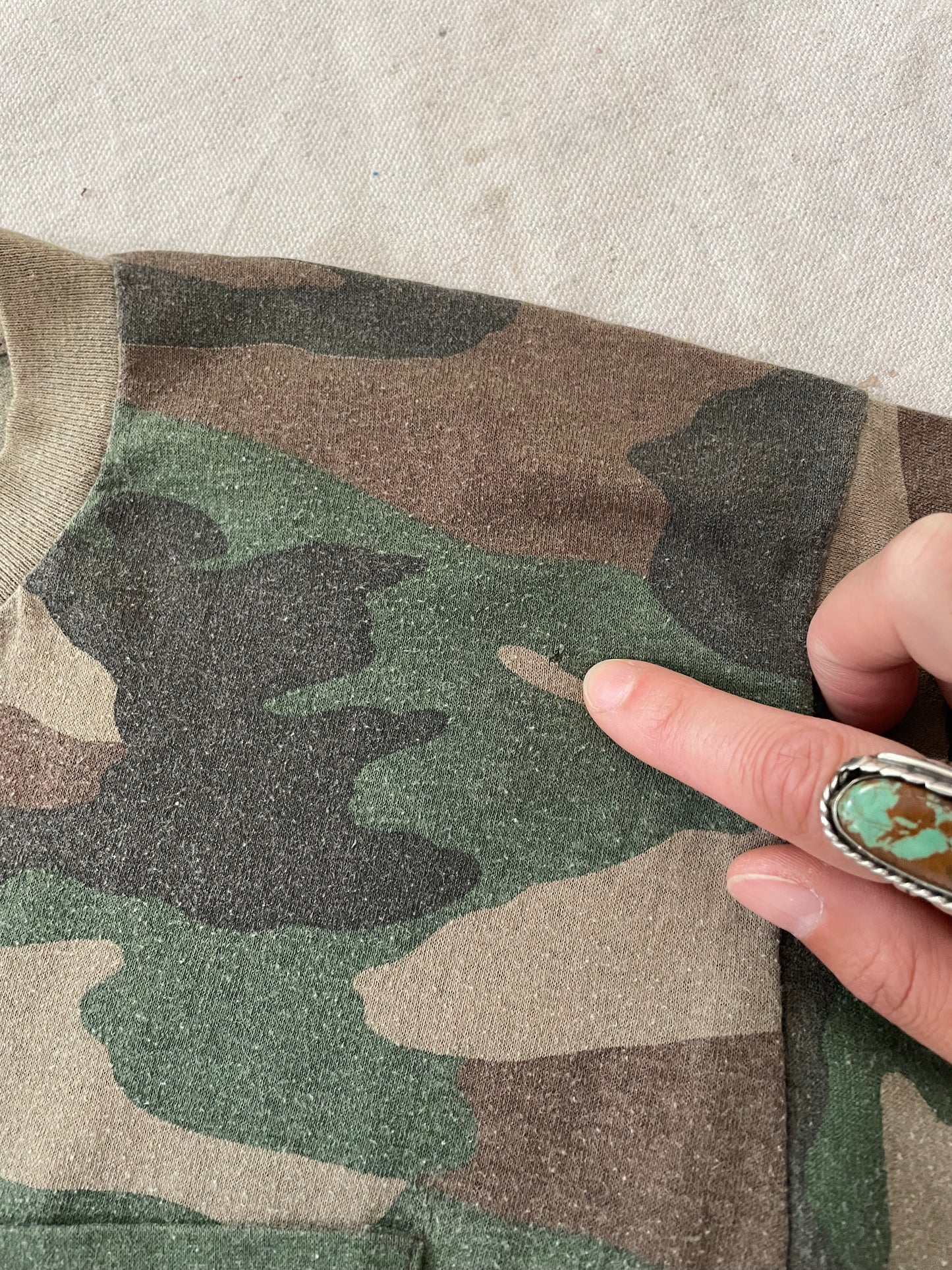 80s Camo Pocket Tee