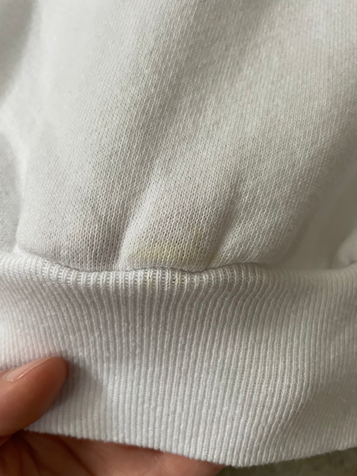 80s/90s Blank White Sweatshirt
