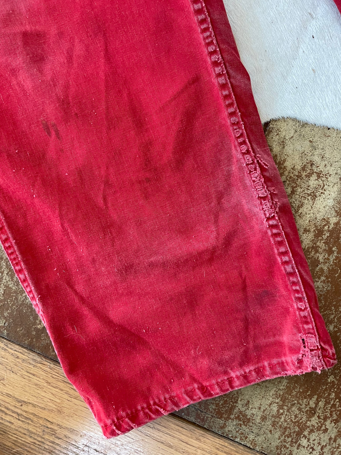 60s Walls Sanforized Red Coveralls