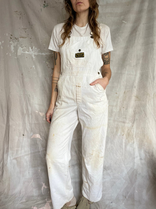 70s White DeeCee Overalls