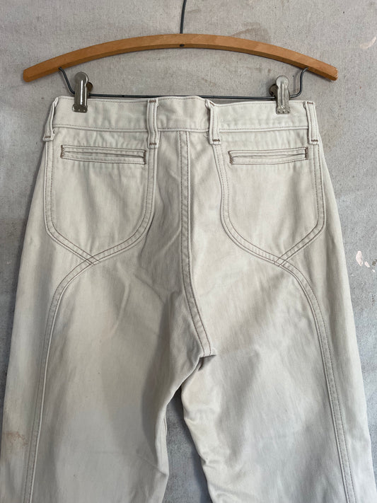 70s Off-White Lee Bell Bottoms
