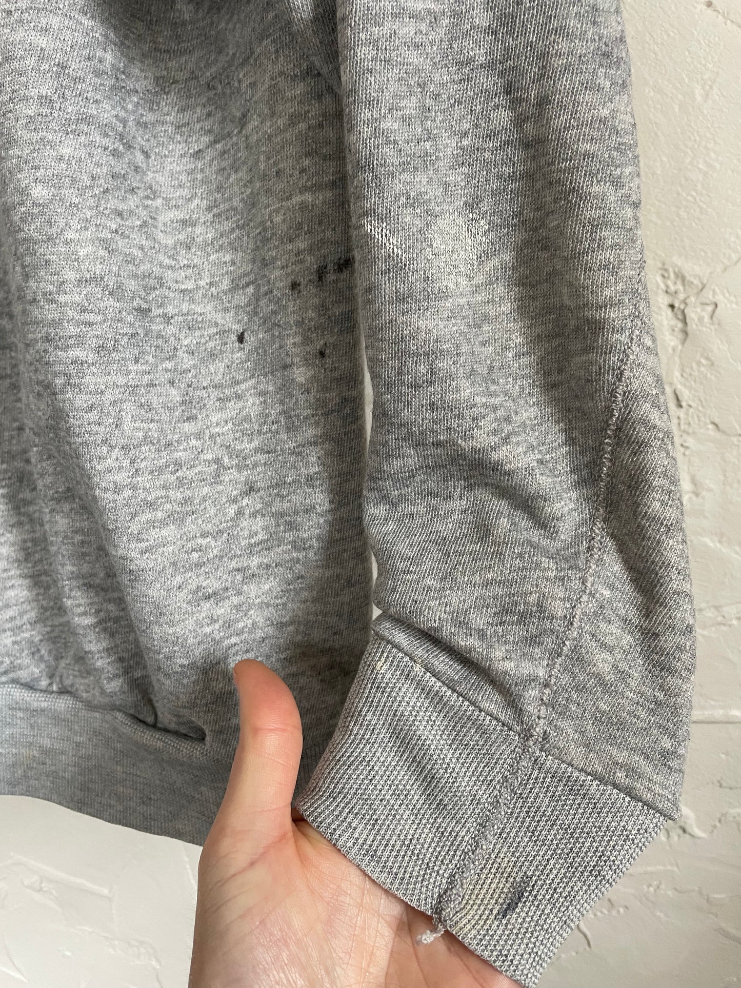 80s Blank Heather Gray Sweatshirt