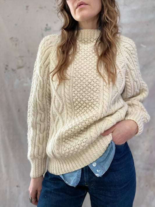 Irish Knit Fisherman Sweater