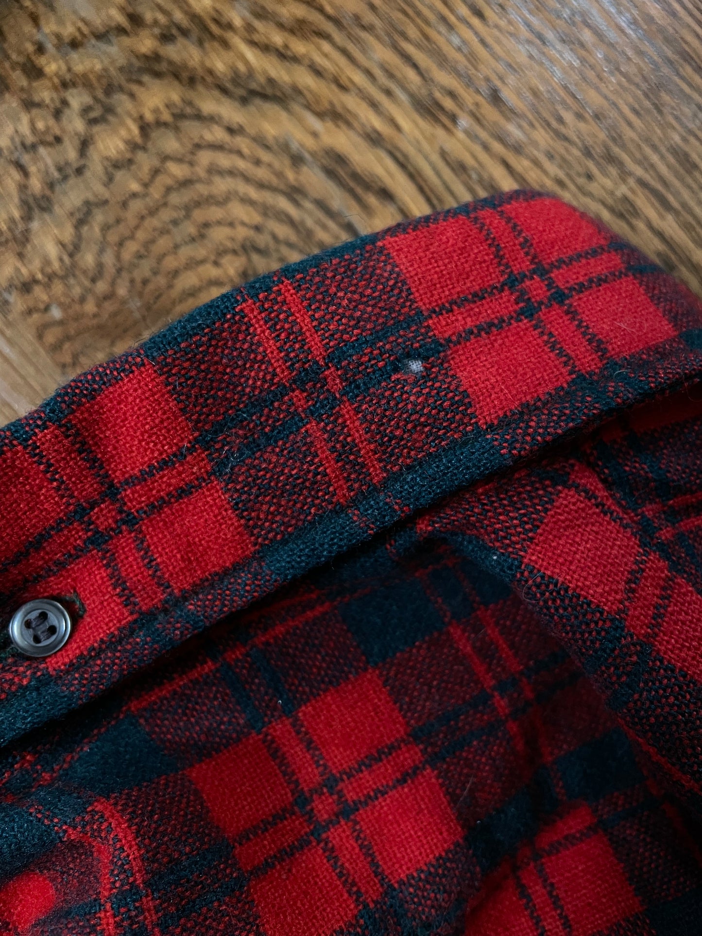 80s Plaid Short Sleeve Button Down