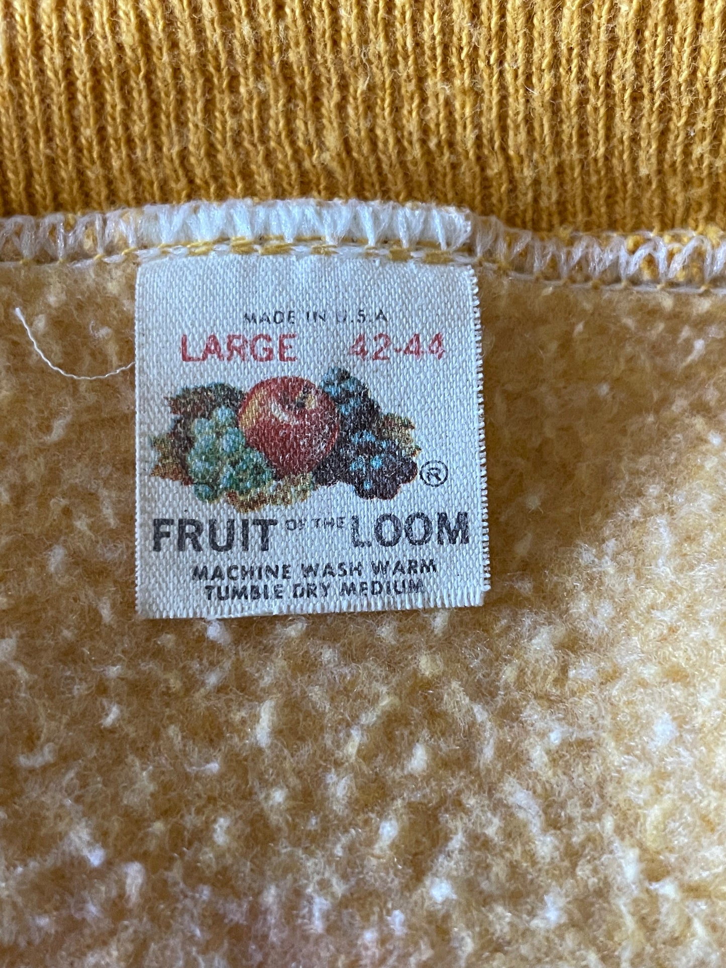 70s Blank Golden Sweatshirt