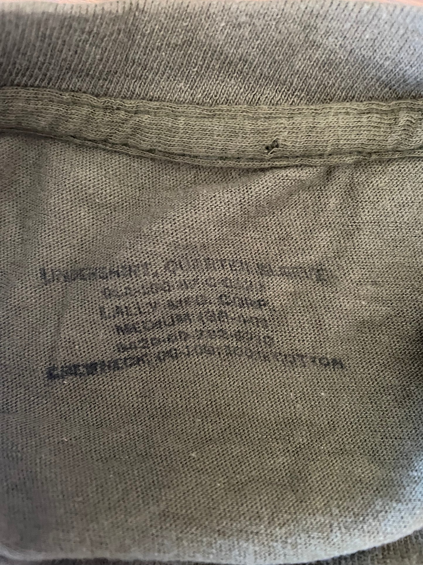 80s Green Military Undershirt