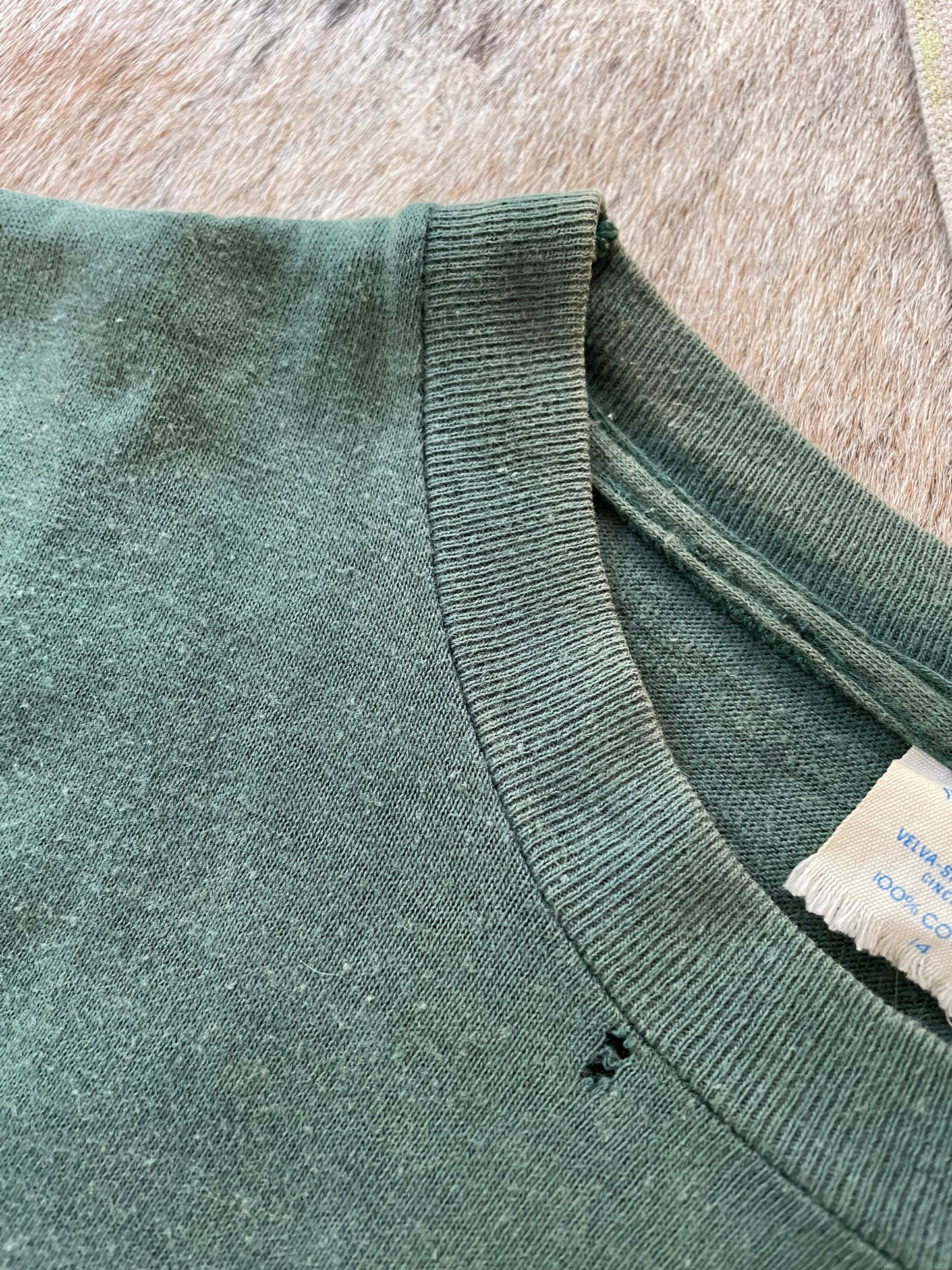 60s Velva Sheen Harvey Ball Smiley Face Tee