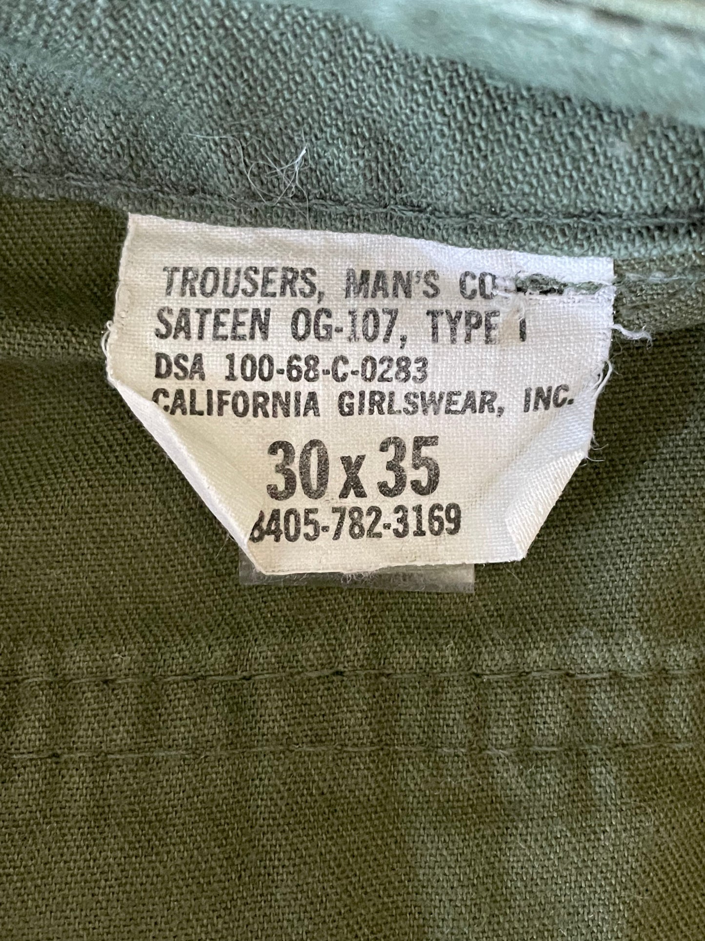 60s OG107 Baker Pants
