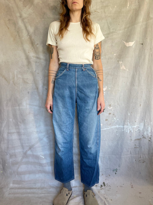 40s/50s Side Zip Jeans