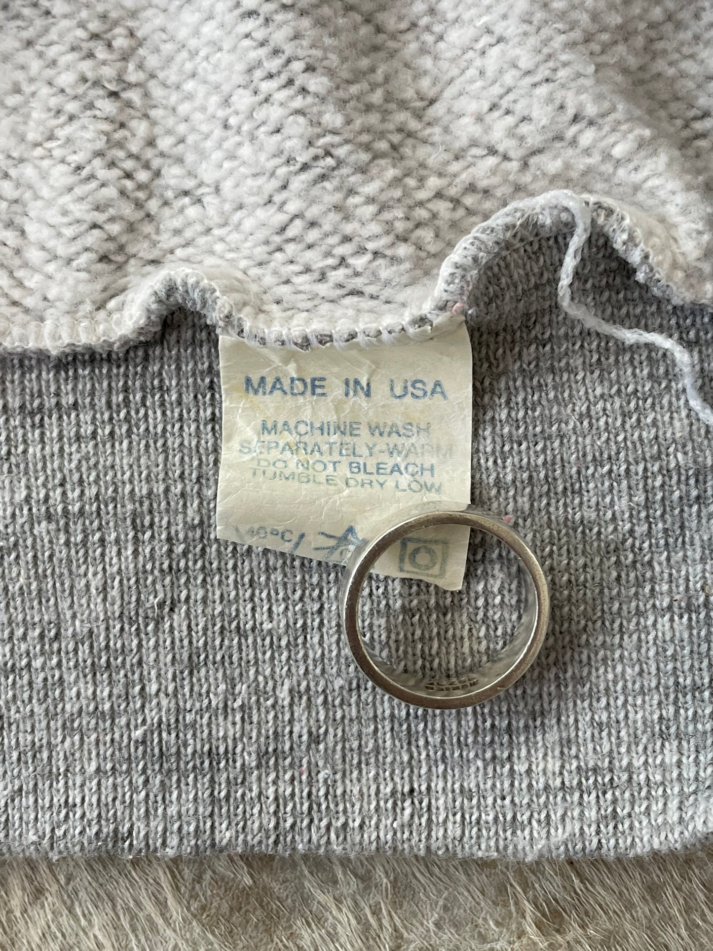 70s Blank Grey Sweatshirt