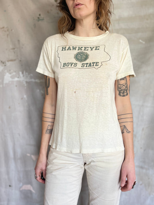 40s/50s Hawkeye Boys State Tee